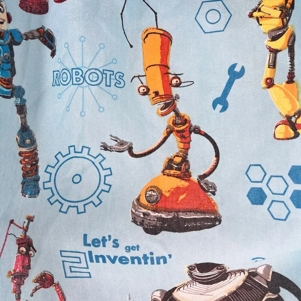 Vintage Robots Animated Movie Sheet Set 2005 Y2K Kidcore